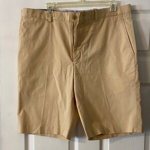 Bobby Jones Classic Tan Flat Front Shorts size 36 brand new inseam 10”